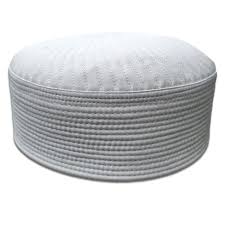 Topi White Prayer Cap